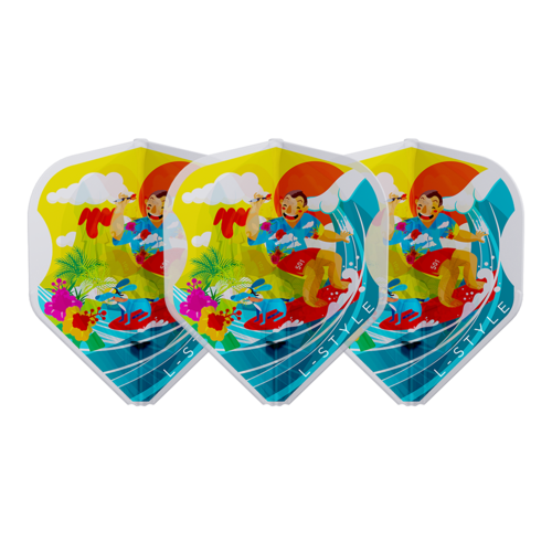 L-Style L-Style EZ L1 Wayne Mardle V1 Type A Clear White - Dart Flights