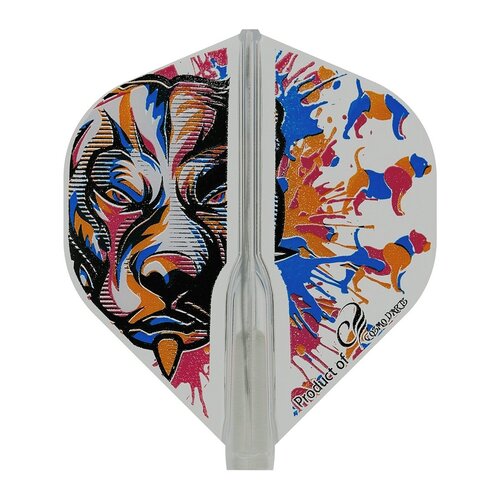 Cosmo Darts Cosmo Darts Fit Flight Air Shunpei Noge 4 Clear Standard - Dart Flights