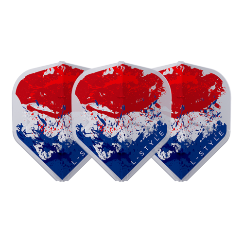 L-Style L-Style L1 EZ Jelle Klaasen V6 Clear White - Dart Flights