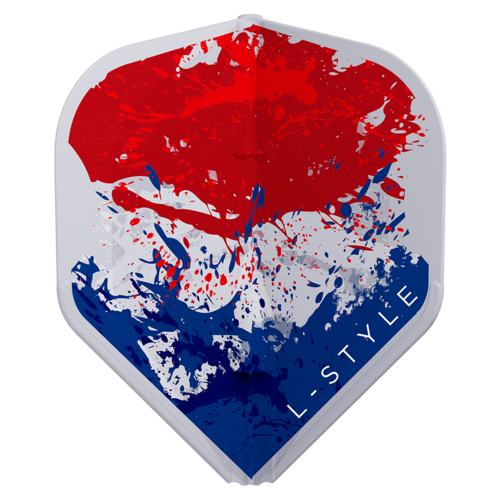 L-Style L-Style L1 EZ Jelle Klaasen V6 Clear White - Dart Flights