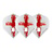 L-Style Champagne Flight L1 Standard Pro Beau Greves V2 - Clear White - Dart Flights
