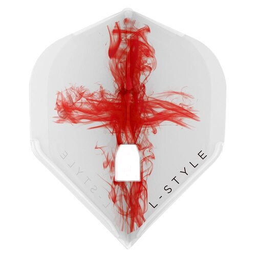 L-Style L-Style Champagne Flight L1 Standard Pro Beau Greves V2 - Clear White - Dart Flights