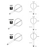 Shot Shot Flight Deck System Pink NO2 - Dart Flights