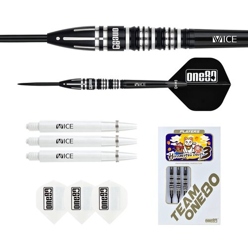 ONE80 ONE80 Hiromitsu Tsuji V3 Black 90% - Steeldarts