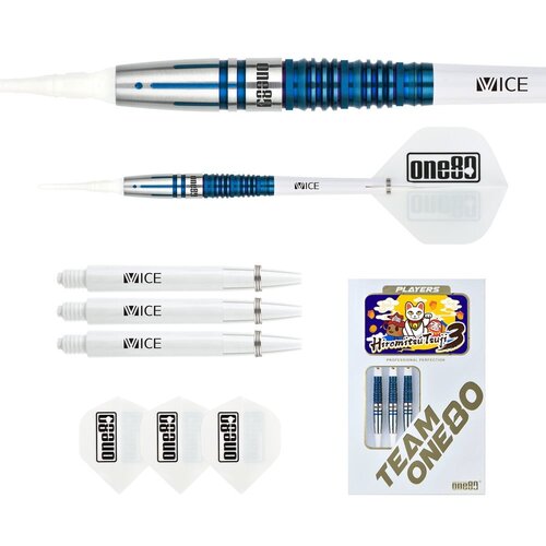 ONE80 ONE80 Hiromitsu Tsuji V3 Blue 90% Softdarts