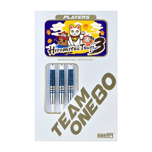 ONE80 ONE80 Hiromitsu Tsuji V3 Blue 90% Softdarts
