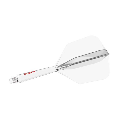 CUESOUL Cuesoul ROST 77 Transparent With Red Logo Big Wing - Dart Flights