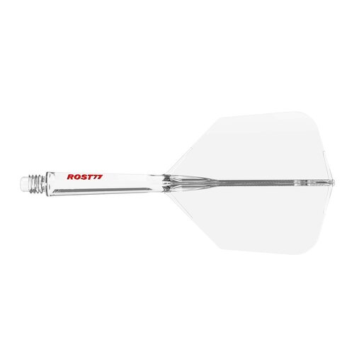 CUESOUL Cuesoul ROST 77 Transparent With Red Logo Big Wing - Dart Flights