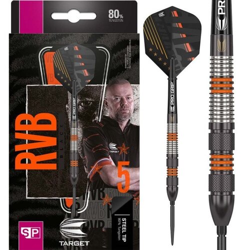 Target Target Raymond van Barneveld RVB 80% Black Swiss Point - Steeldarts