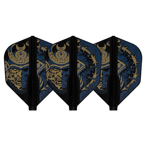 Cosmo Darts Cosmo Darts Fit Flight Air Printed Series Samurai Skull B Shape - Dart Flights