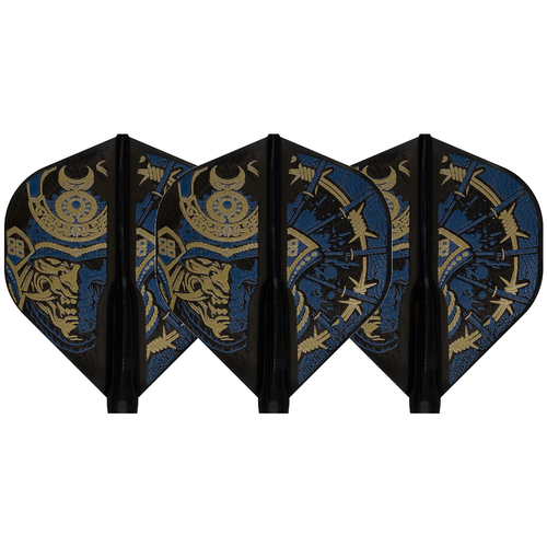 Cosmo Darts Cosmo Darts Fit Flight Air Printed Series Samurai Skull B Standard - Dart Flights