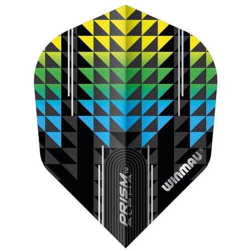 Winmau Winmau Prism Alpha Pulsar Blue Yellow NO6 - Dart Flights