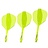 Winmau Fusion Neon Yellow NO6 - Dart Flights