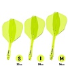 Winmau Winmau Fusion Neon Yellow NO6 - Dart Flights