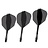 Winmau Fusion Solid Black NO6 - Dart Flights