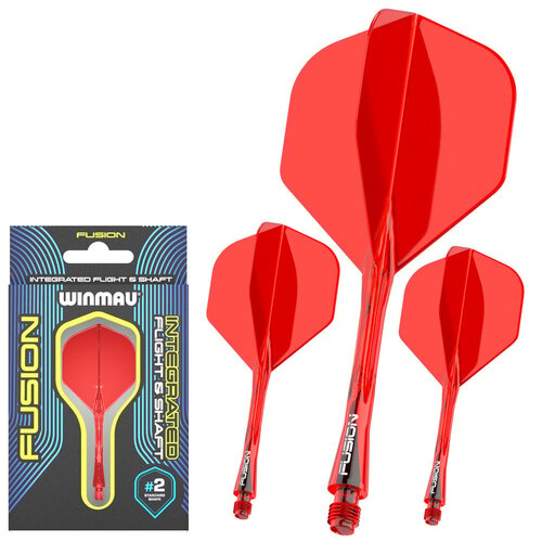 Winmau Winmau Fusion Red NO2 - Dart Flights