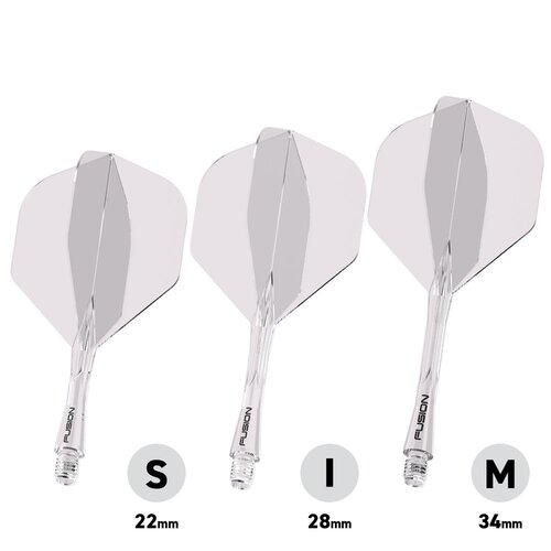 Winmau Winmau Fusion Clear NO2 - Dart Flights