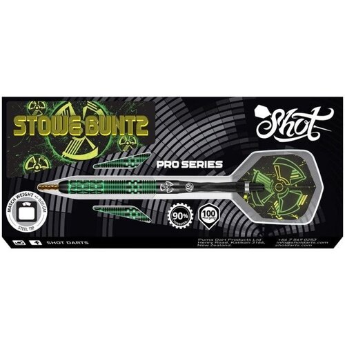 Shot Shot Stowe Buntz V2 Black 90% - Steeldarts