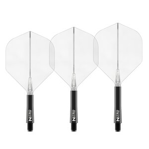 Red Dragon Nitro Flite System Black Clear NO2 - Dart Flights