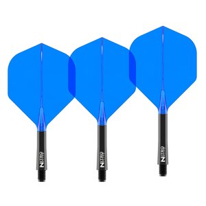 Red Dragon Nitro Flite System Black Blue NO2 - Dart Flights
