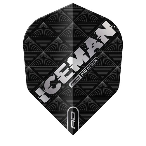 Red Dragon Red Dragon Gerwyn Price Hardcore Black NO6 - Dart Flights