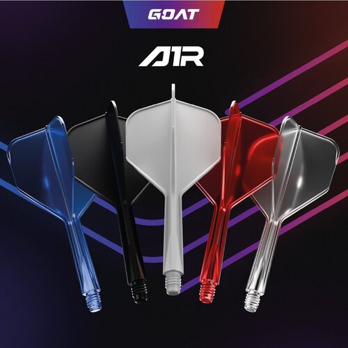 GOAT GOAT Air Red Clear NO6 - Dart Flights