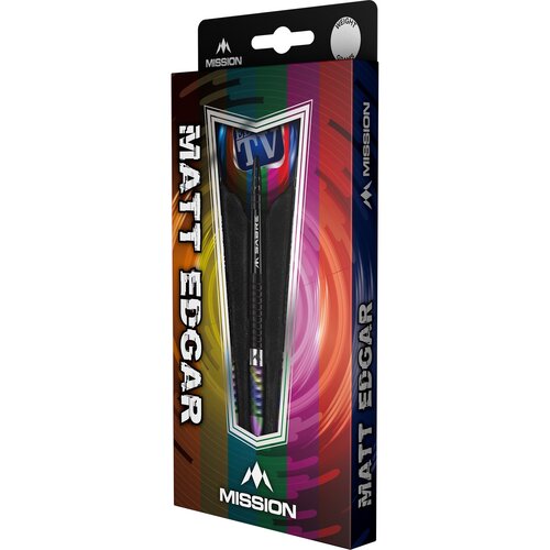 Mission Mission Matthew Edgar Black PVD Coral 90% - Steeldarts