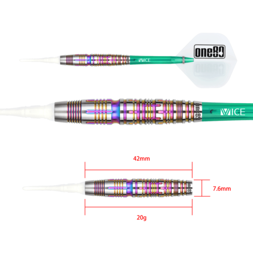ONE80 ONE80 Noriyuki Negeshi V2 90% Softdarts