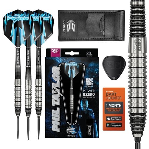 Target Target Phil Taylor Power 8ZERO 2 Swiss Point 80% - Steeldarts