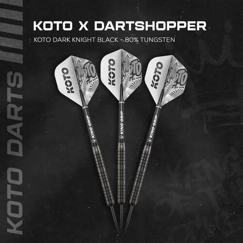 KOTO KOTO Dark Knight Black 80% - Steeldarts