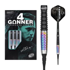 ONE80 Gunner 4 Lourence Ilagan Black Rainbow 90% Softdarts