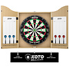 KOTO KOTO Darts Centre - kabinett mit Dartscheibe und 6 Steel Dartpfeile