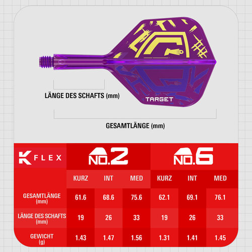 Target Target K-Flex Luke Littler World Champion 2025 NO6 - Dart Flights