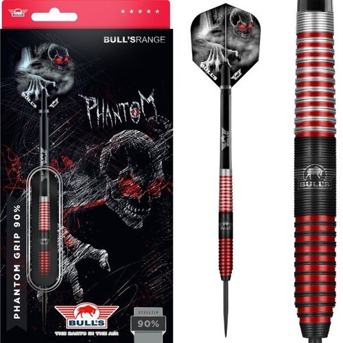 Bull's Bull's Phantom Grip Red 90% - Steeldarts