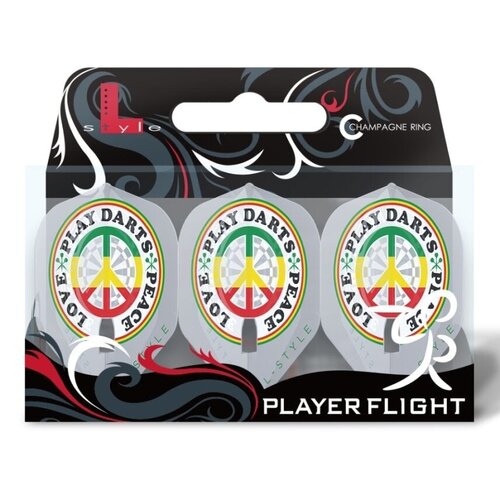 L-Style L-Style L1 PRO Deta Hedman V4 Clear White - Dart Flights