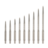 KOTO Tapered Rebel Grip Dart Points Silver