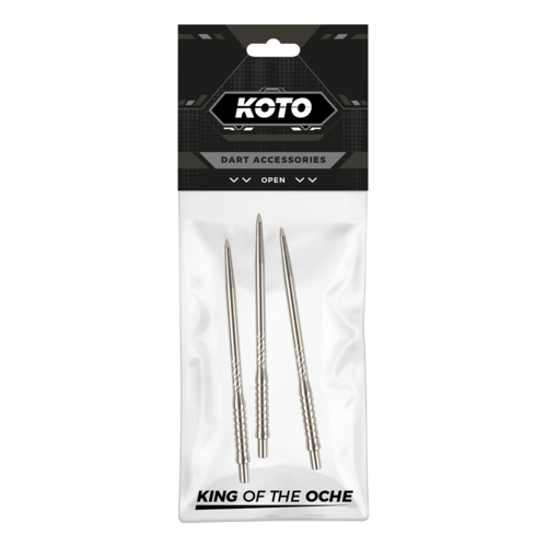 KOTO KOTO Tapered Rebel Grip Dart Points Silver