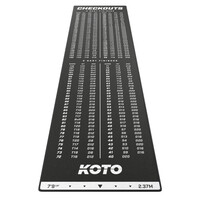 KOTO Carpet Checkout 237x60cm Dartmatte
