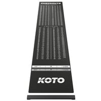 KOTO Carpet Checkout 285 x 60cm + oche Dartmatte