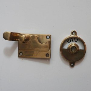 Toilet Door Lock Brass