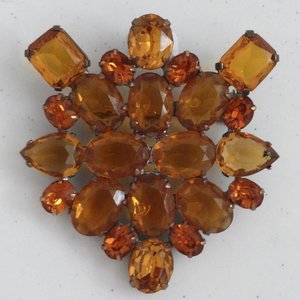 Strassbroche Cluster Amber