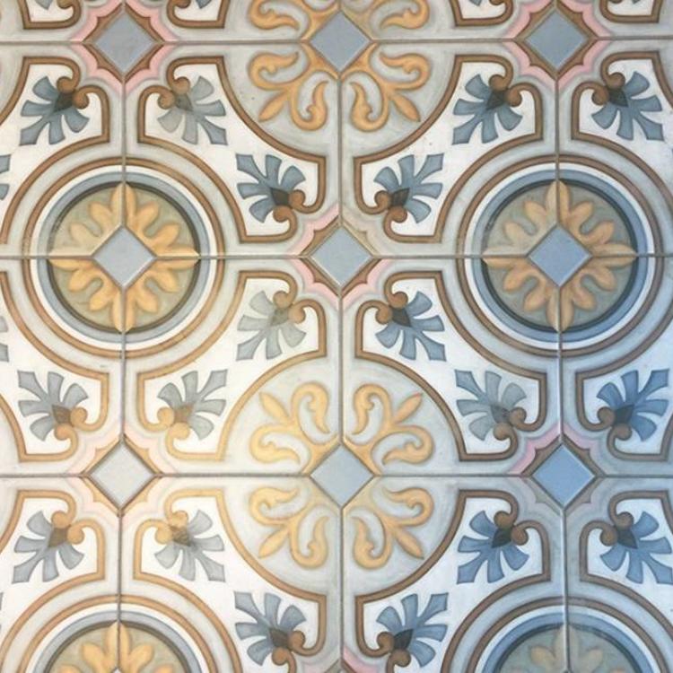 Classic Floor Tiles With A Nostalgic Pattern Affaire Deau