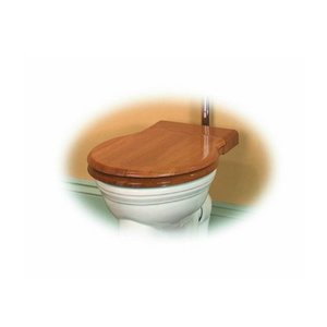 WC bril van massief hout het merk Thomas Crapper - Affaire d'Eau