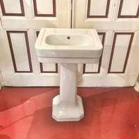 Wastafel op zuil Art Deco