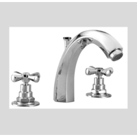 Driegats wastafel mengkraan Art Deco