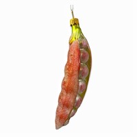 Christmas Decoration Pea Pod Pink