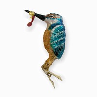 Vogelclip IJsvogeltje met Vis