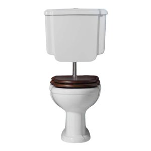 Mid Century toilet halfhoog