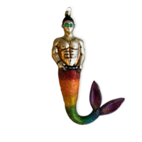 Christmas Decoration Merman Rainbow