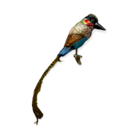 Vogelclip IJsvogeltje Geel